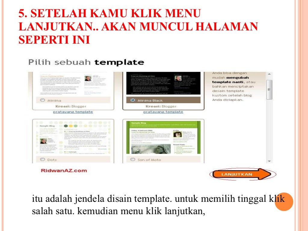 Cara membuat blog