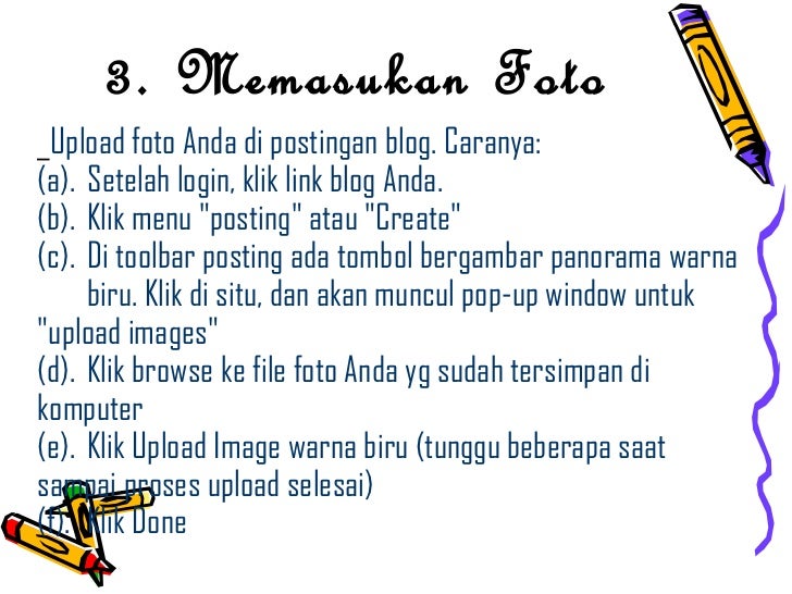 Cara membuat blog dengan mudah By: Saipul Mudiansyah