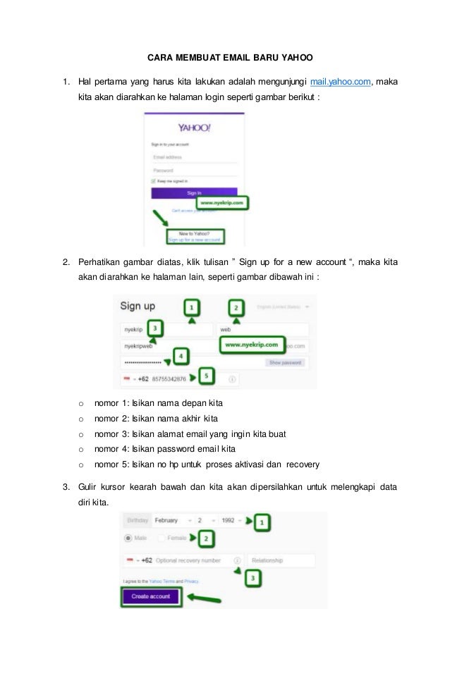 Membuat Email Yahoo Doc | cara membuat email baru yahoo Membuat Email Yahoo Doc | cara membuat email baru yahoo