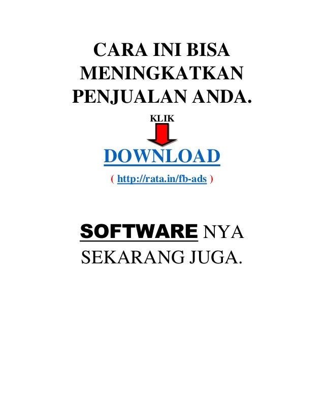 Cara membuat iklan di facebook secara gratis