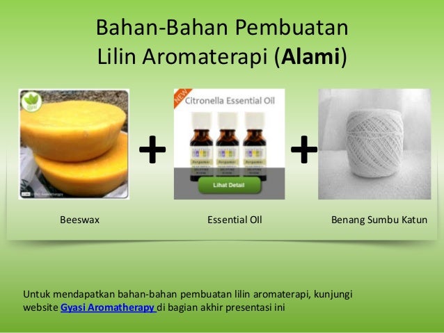 Cara Membuat Lilin Aromaterapi Gyasi Aromatherapy
