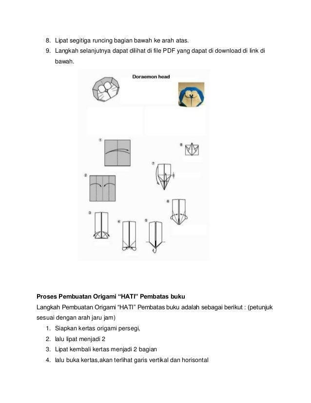 Cara Membuat Origami