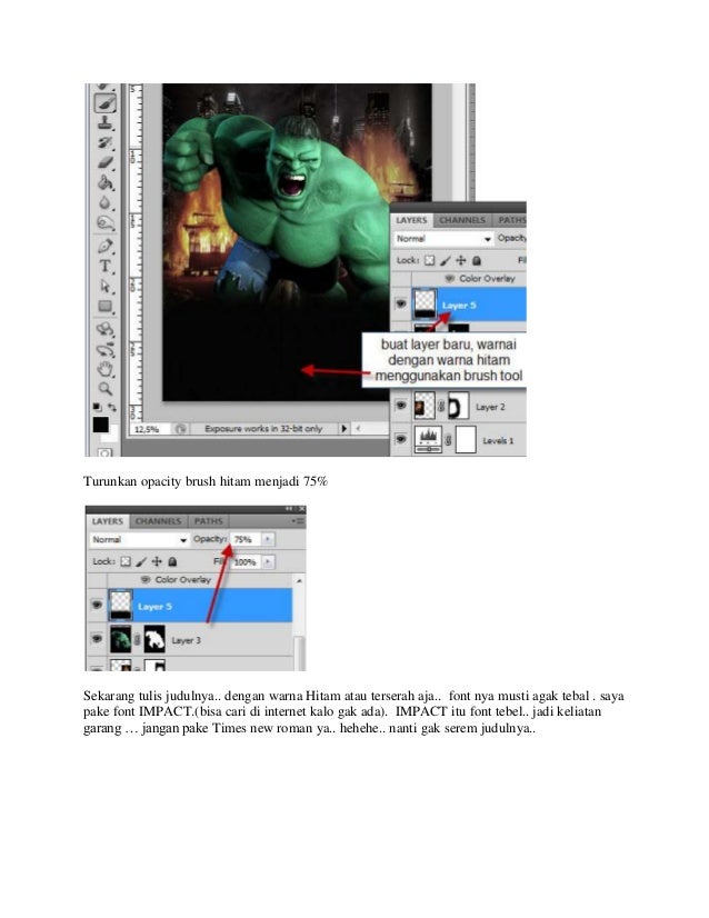 Cara membuat poster film menggunakan adobe
