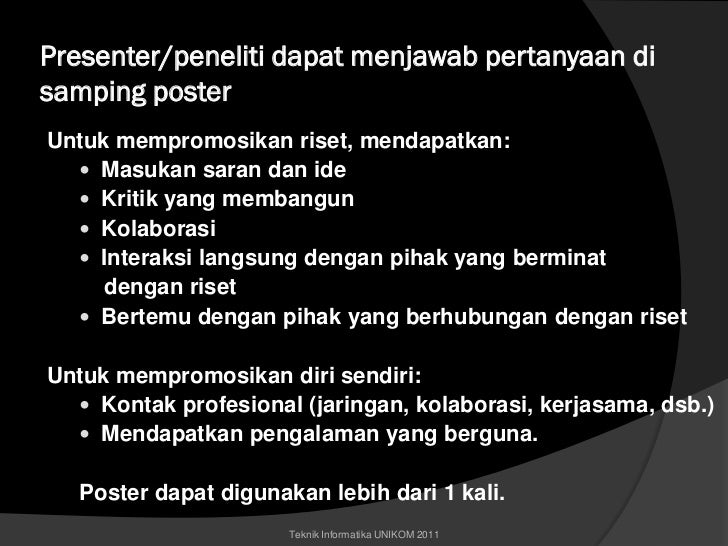 Membuat Poster Yang Baik