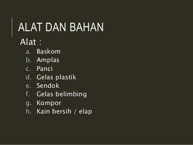 Alat Dan Bahan Untuk Membuat Telur Asin Berbagai Alat