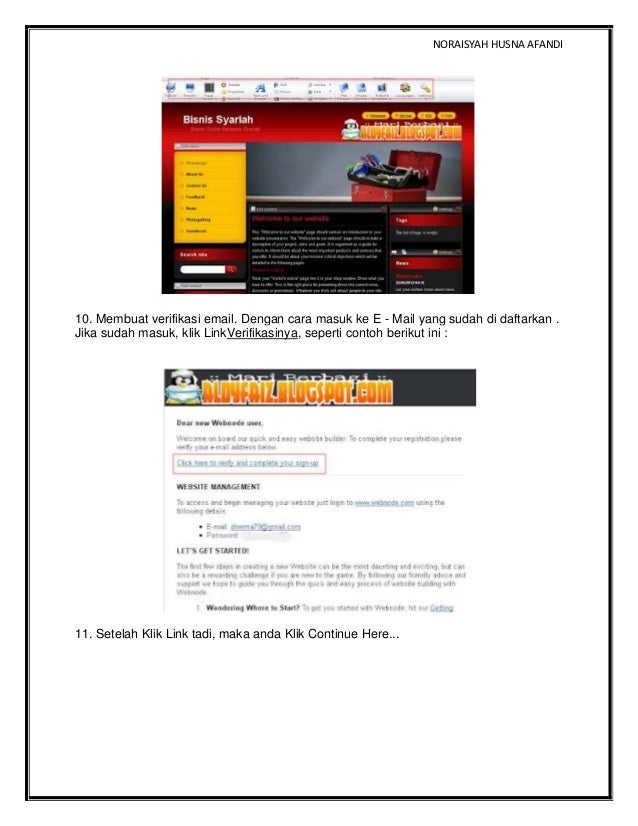 Cara membuat WEBNOTE
