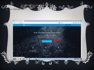  Klik link >> www.WordPress.com. Setelah terbuka, nanti akan muncul form seperti
gambar dibawah ini.
 