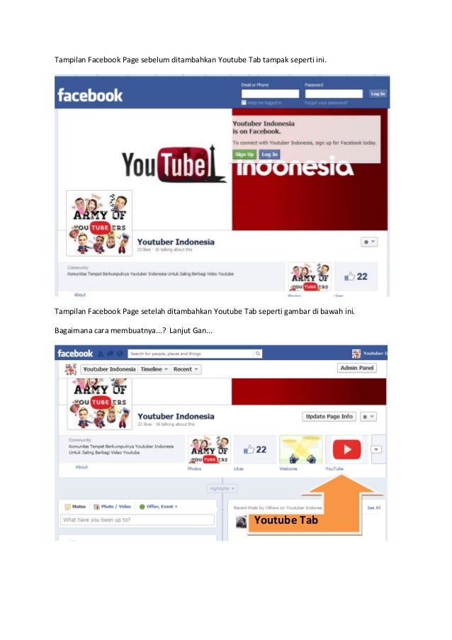 Cara Membuat Youtube Tab Di Facebook Page