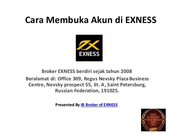 Cara Membuka Akun Di Broker Exness
