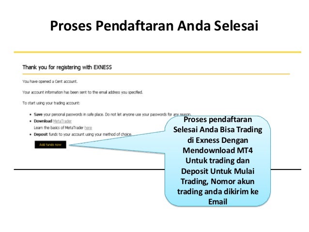 Cara Membuka Akun Di Broker Exness