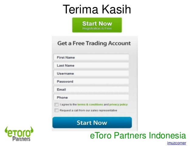 Cara Membuka Akun Di Broker Etoro