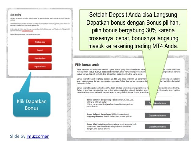 Cara mendapatkan no deposit bonus di