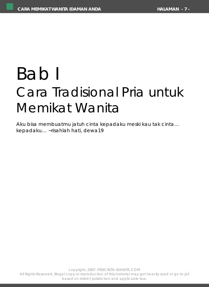 Aku Bisa Membuatmu Jatuh Cinta Kepadaku Meski Kau Tak Cinta Kepada Ku