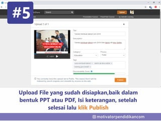 Tutorial Cara mengajar daring bagi dosen 2020 | PPT