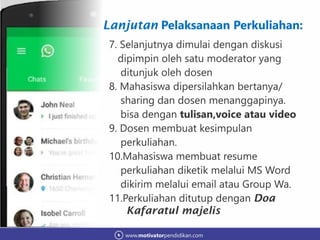 Tutorial Cara mengajar daring bagi dosen 2020 | PPT