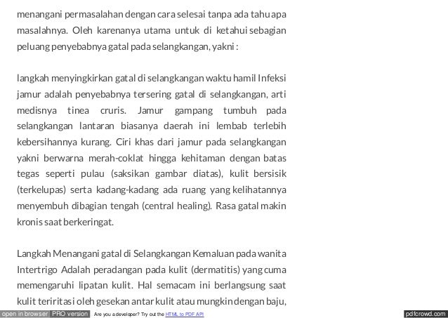 Cara Mengatasi Gatal Herpes Di Selangkangan