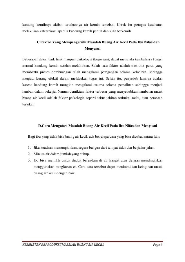 Cara mengatasi masalah dalam kesehatan reproduksi pada ibu 