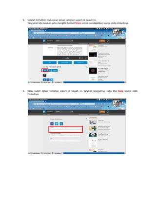 Cara mengembed postingan Slideshare di Wordpress | PDF