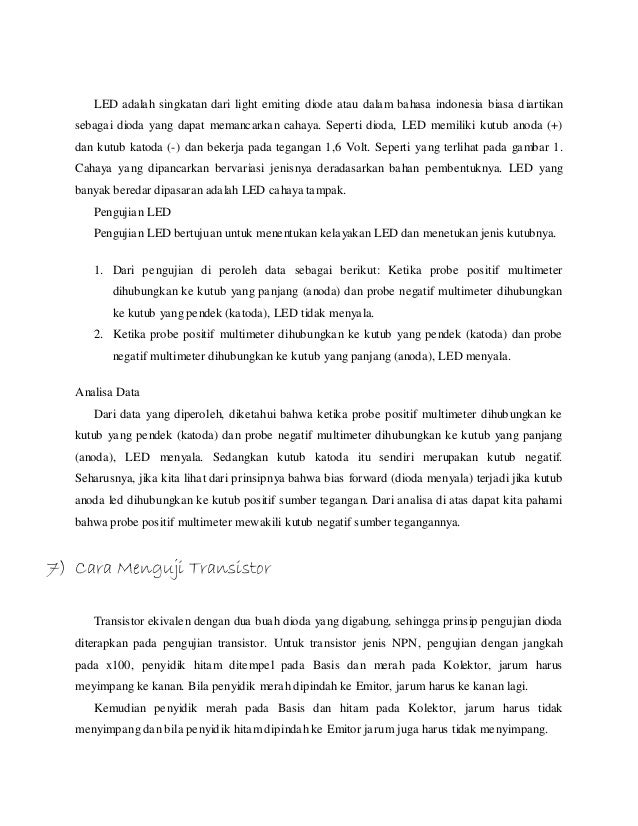 Cara Mengetahui Komponen Baik Atau Tidak