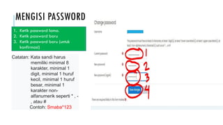 Cara mengganti password moodle | PDF