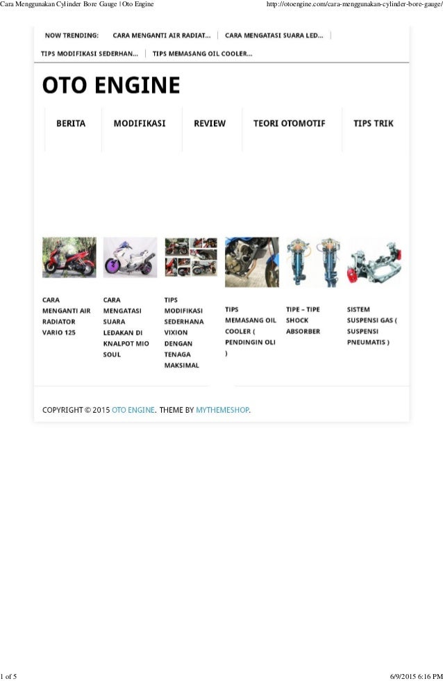 Cara Menggunakan Dial Borgauge