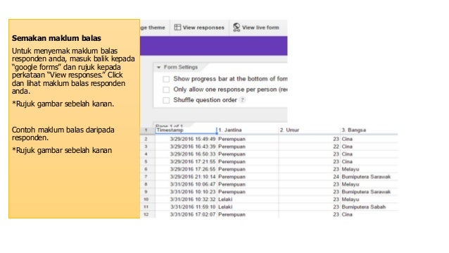 Cara menggunakan Google Forms