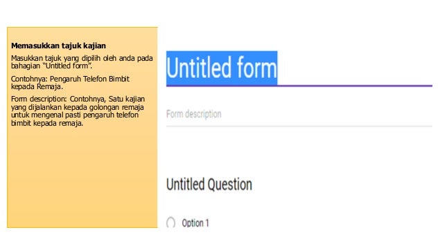 Cara menggunakan Google Forms