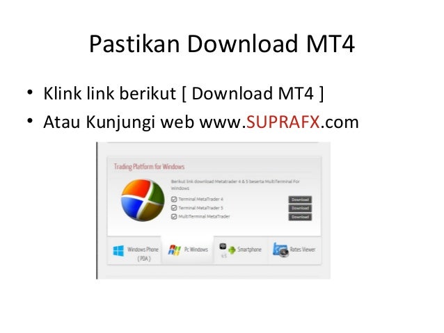 Cara menggunakan metatrader4 mt4 supra fx broker instaforex terpercaya