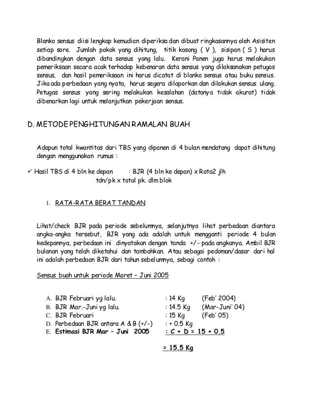 Soal Tes Perkebunan Sawit