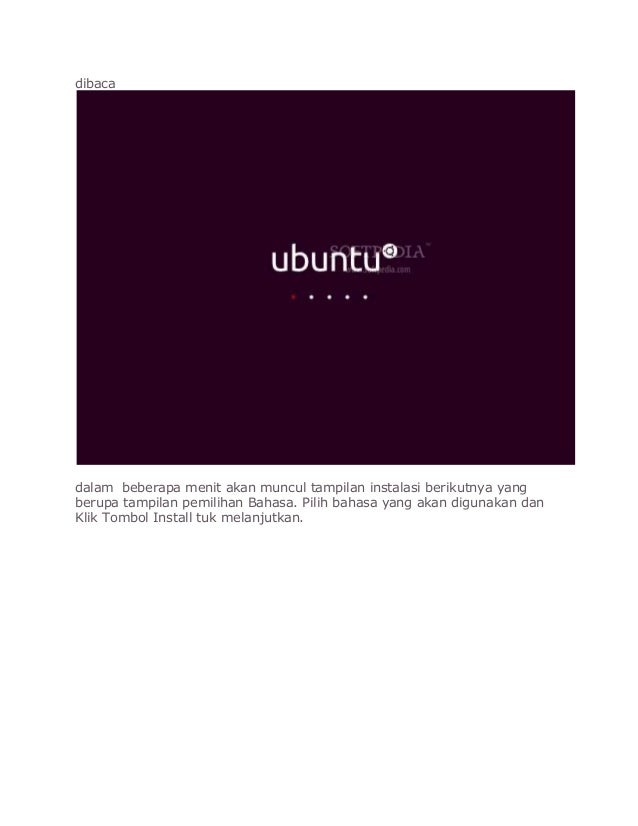 Cara menginstal linux ubuntu 12