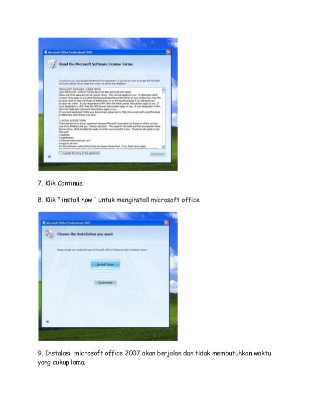 Cara Menginstal Microsoft Office 2007