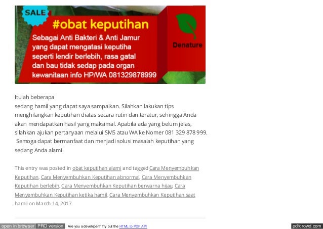 Contoh Keputihan Tanda Hamil 1 Minggu Dan Ciriciri Tanda