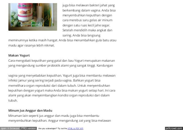 Keputihan Saat Menjelang Persalinan