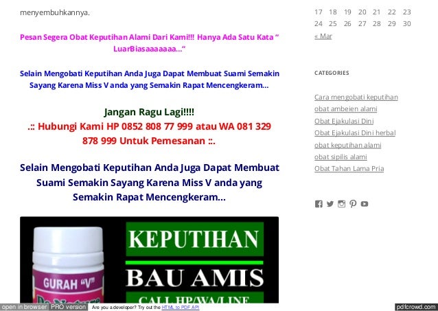Keputihan Saat Hamil Ciri