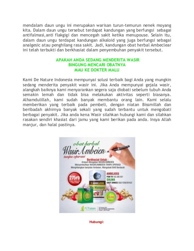 Cara mengobati wasir tanpa melakukan operasi Cara mengobati wasir tanpa melakukan operasi