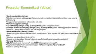 Cara mengoperasikan radio amatir bagi para pemula | PPTX