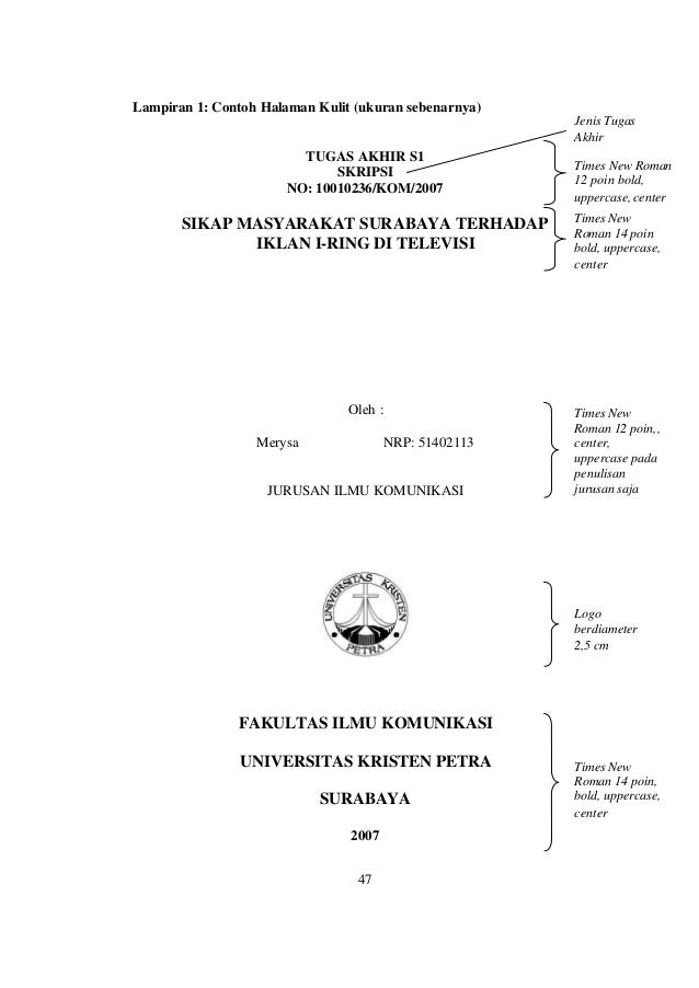 Contoh Judul Skripsi Library Research Contoh Ai