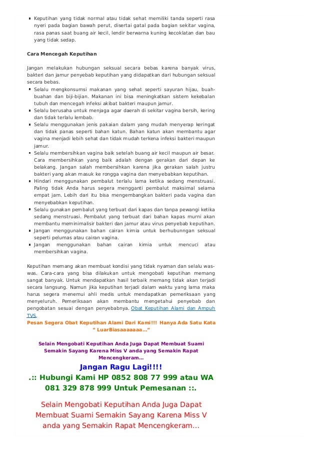 Penyebab Dan Cara Mengobati Keputihan Warna Hijau Honestdocs