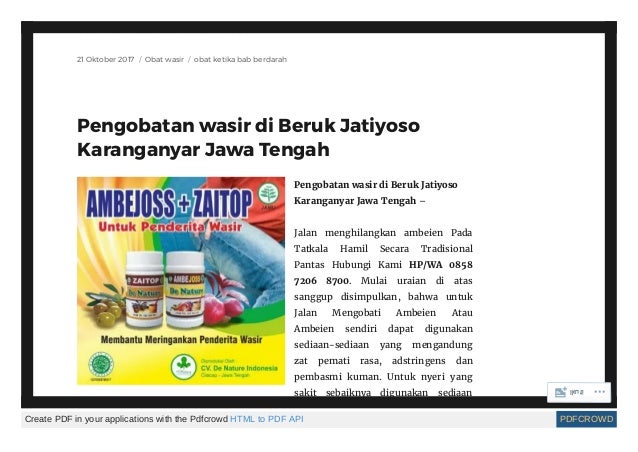Cara menyembuhkan wasir Cara menyembuhkan wasir