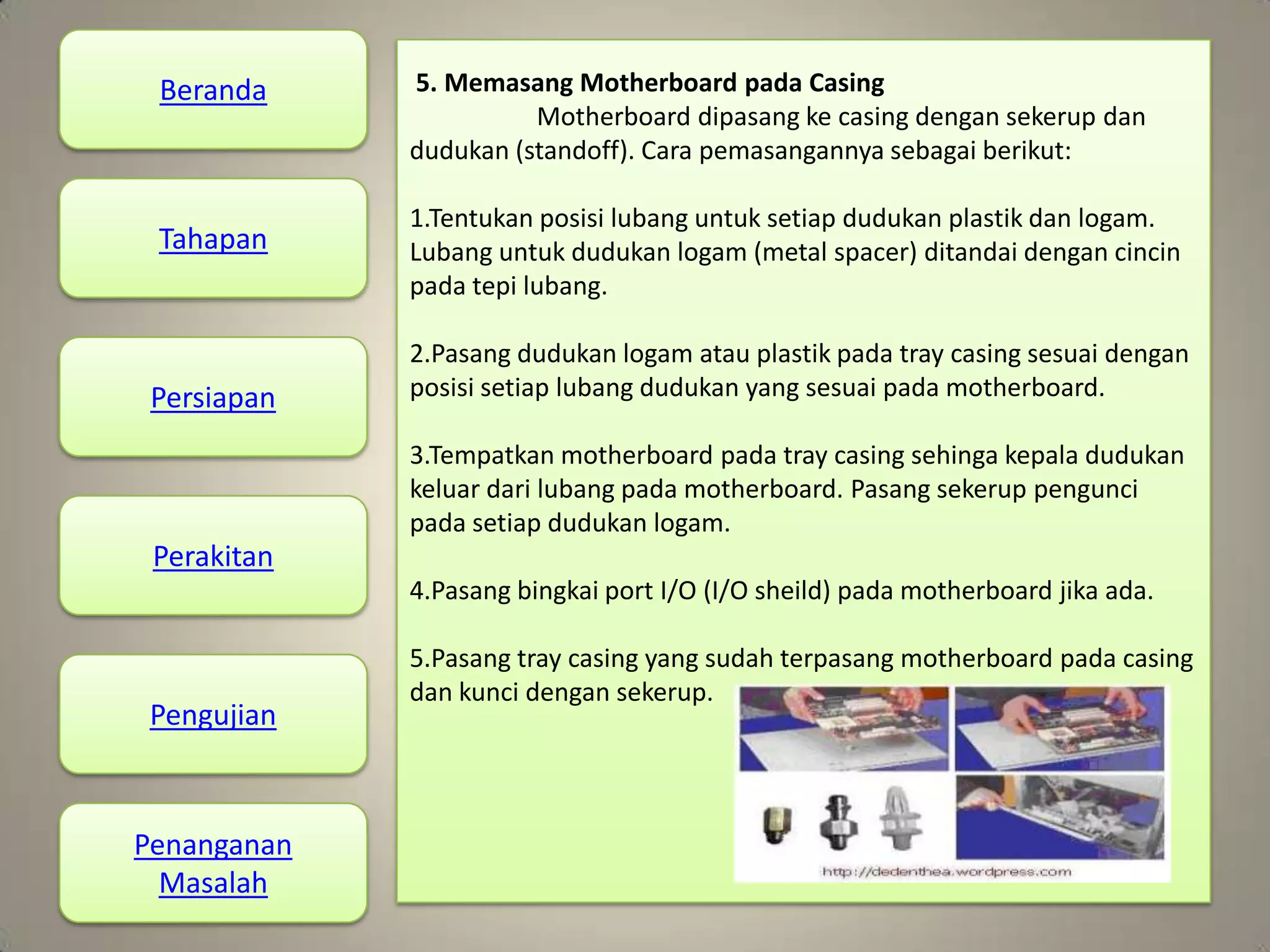 Cara Merakit Komputer Pptx