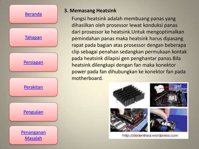 Cara Merakit Komputer Ppt