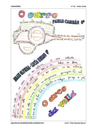 CARAMIÑAS nº 23 – Xuño 2.016
EQUIPO DE DINAMIZACIÓN LINGÜÍSTICA C.E.P. “Pilar Maestú Sierra”
 