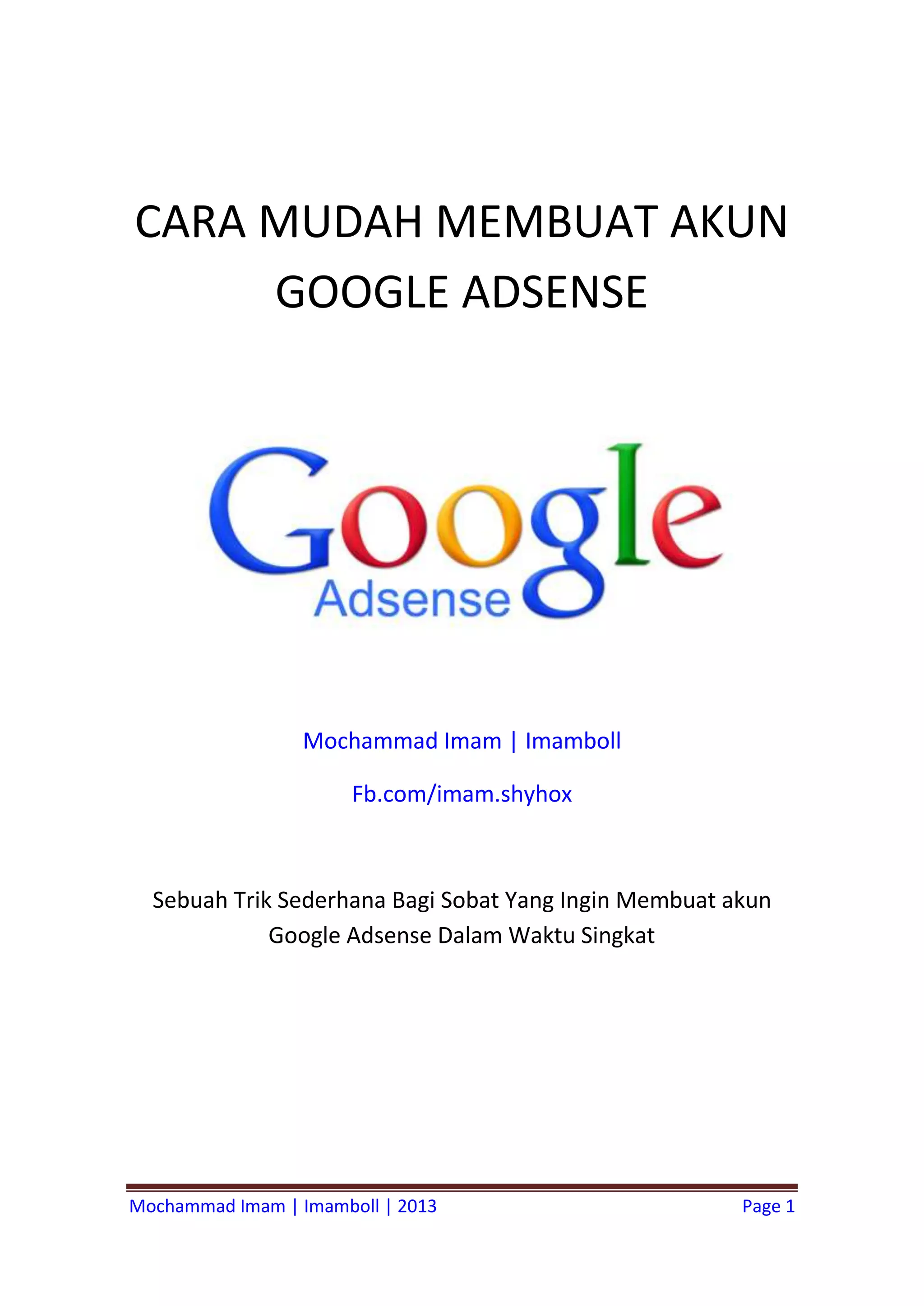 Membangun Kembali Akun AdSense yang Valid: Panduan Lengkap
