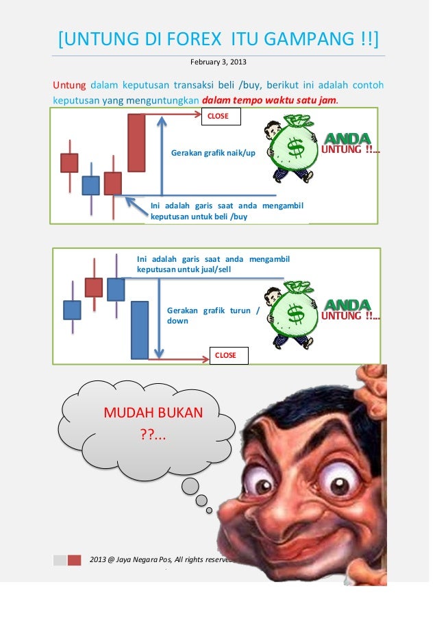 Cara mudah profit dalam forex