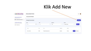 Klik Add New
 