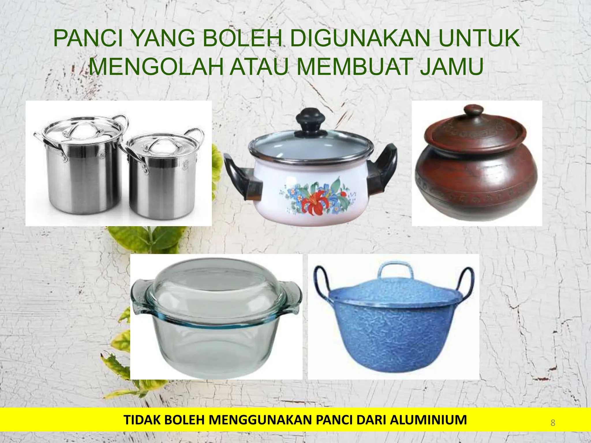 Cara Pembuatan Jamu Yang Benar meliputi pemilihan bahan baku yang