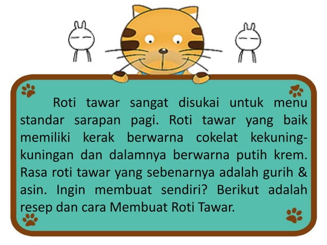 Cara pembuatan roti | PPT