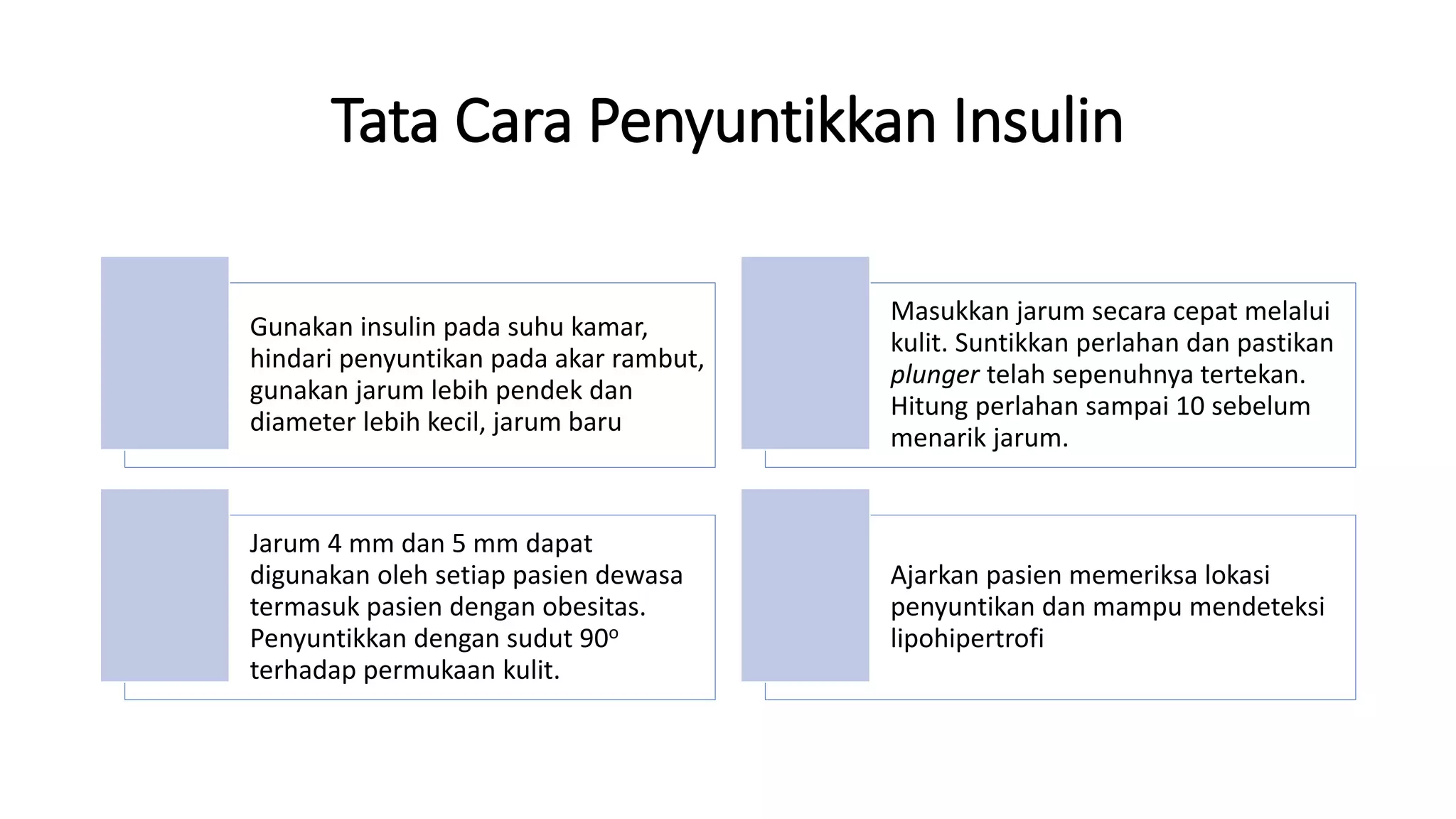Cara Penggunaan Insulin pptx Cara penggunaan insulin pptx