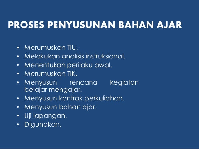 Cara Penyusunan Bahan Ajar Cetak Cecep Kustandi