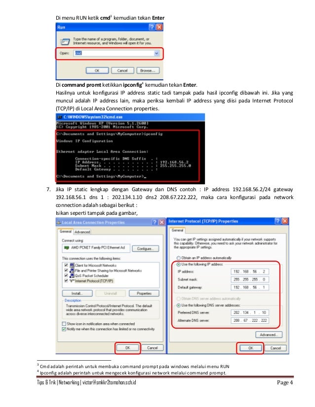 Cara setting internet speedy di windows xp dan windows 7